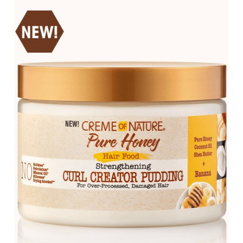 Crème de la nature pure miel curl pudding 11,5 oz
