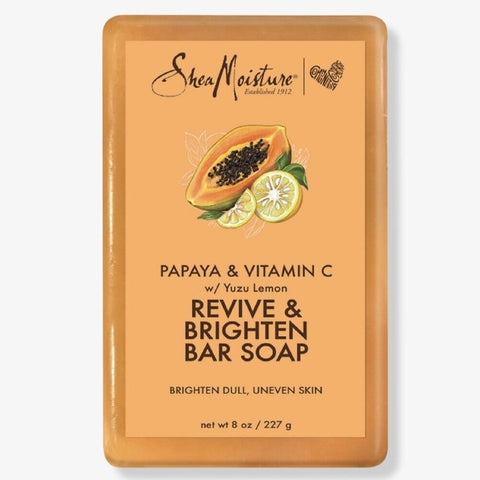 Shea Humiture Papaya & Vitamin C Bar Savon Revive + Brighter 8oz