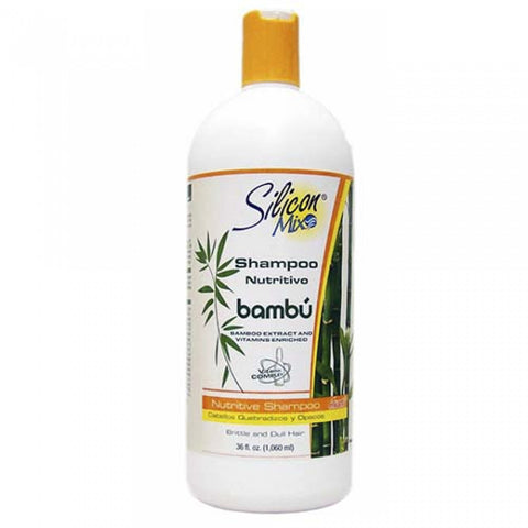 Silicon mélange shampooing nutrivio bambú 36 fl.oz