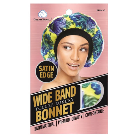 Dream World Band Wide Bonnet Satin Design # dre073d