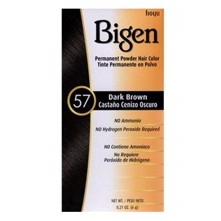 Couleur de cheveux en poudre de Bigen (grand emballage) # 57 brun foncé