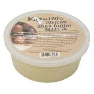 Kuza africain Sheabutter Creamy Blanc 8 oz