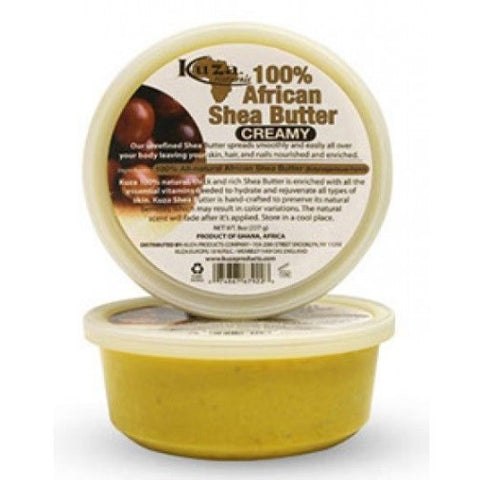 Kuza 100% africain karia beurre crémeux jaune 8 oz