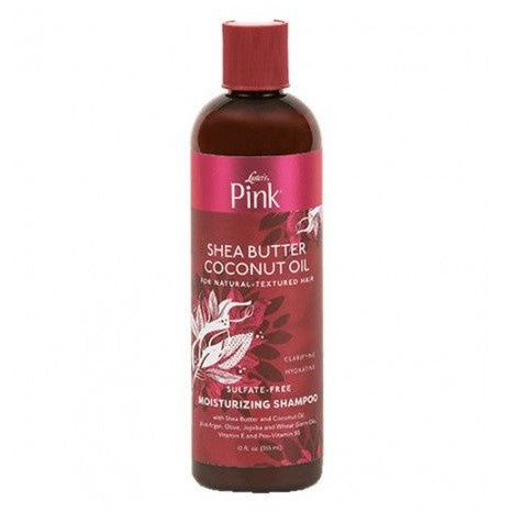 Shampooing hydratant sans sulfate de noix de noix de coco rose 12 oz