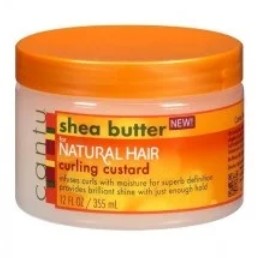 Cantu Shea Butter Hair naturel Définir et briller la crème anglaise 12oz