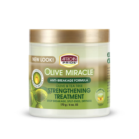African Pride Olive Miracle Anti-Brisefre Foreating Traitement 170 GR
