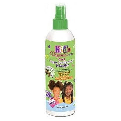 Afrique Best Kids Organics 2-en-1 Conditionnement biologique Détangler Spray 12oz