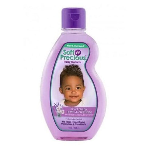 Shampooing de bain et de conditionnement de bébé et de conditionnement doux et précieux 296 ml