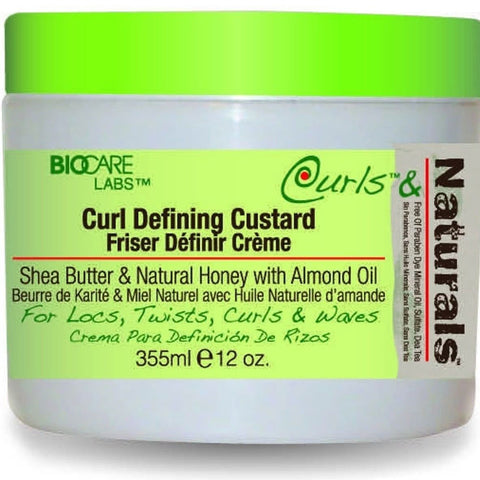 Biocare Curls & Naturals Curl Définition de la crème anglaise 12oz