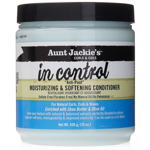 Tante Jackie's Curls & Coils in Control Anti-Poof Hydrating & Softing Conditioner 426gr