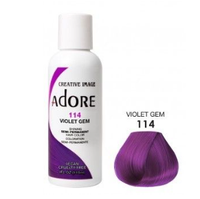 Adore une couleur de cheveux semi-permanente 114 Violet Save 118ml