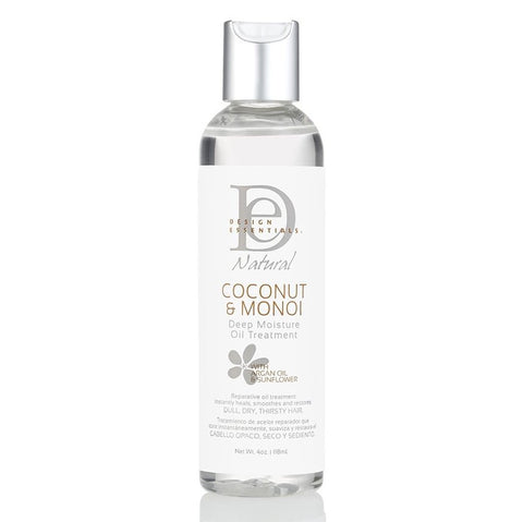 Conception des éléments essentiels de noix de coco et monoi en profondeur hydratante de traitement de l'huile 118 ml