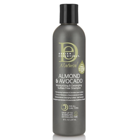 Design Essentials Amond & Avocado Hydratant et démêlant le shampooing sans sulfate 237 ml