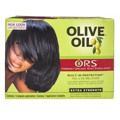 ORS OLIVE OLIVE NO-lye Hair relaxer Kit Extra Strength