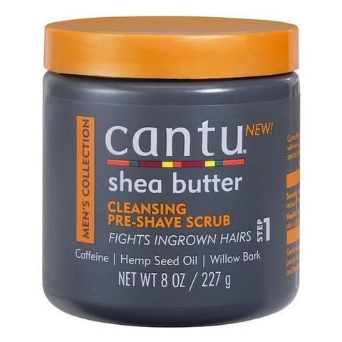 Cantu Shea Butter Men's Collection Nettoying Groth pré-rasage 8 oz