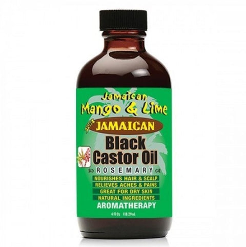 Mangue jamaïcaine et lime huile de rigue noire romarin 118 ml