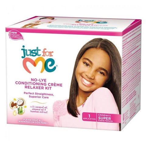 Juste pour moi no-lye conditionning relaxer kit super