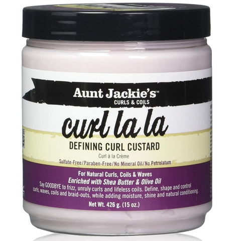 Tante Jackie's Curls & Coils Curl la la définissant Curl Custard 425gr - Créer des boucles magiques!
