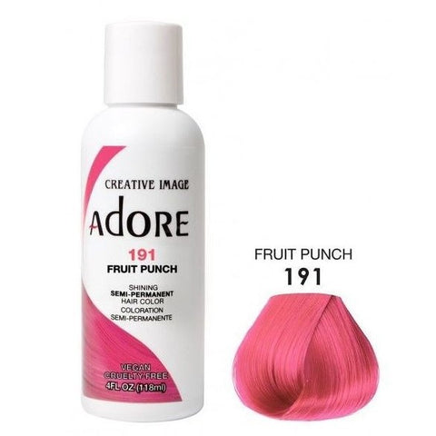 Adore une couleur de cheveux semi-permanente 191 Fruit Punch 118 ml