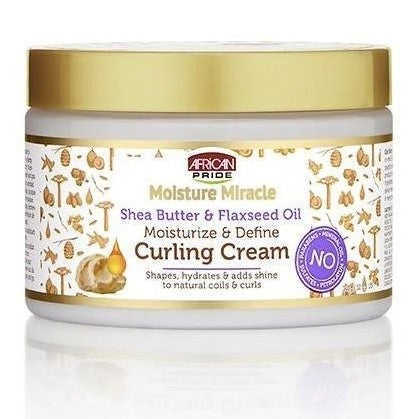 Africain Pride Mumiture Miracle Shea Butter & De linseed Huile Curling Cream 340 G