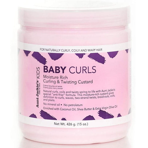 Tante Jackie's Curls & Coils Girls Baby Girl Curls Curling & Twisting Custard 426gr