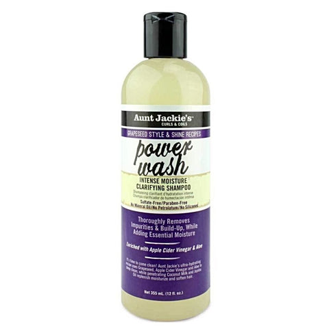 Tante Jackie's Grapeseed Power Wash Humidité intense Clarifiant le shampooing 355 ml / 12 oz