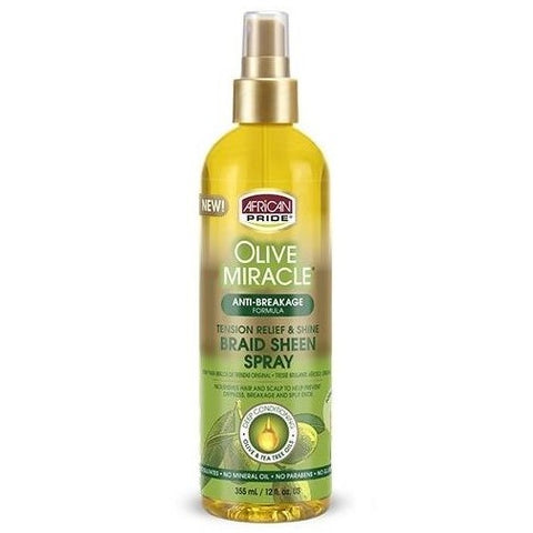 Africain Pride Olive Miracle Braid Sheen Spray 355 ml
