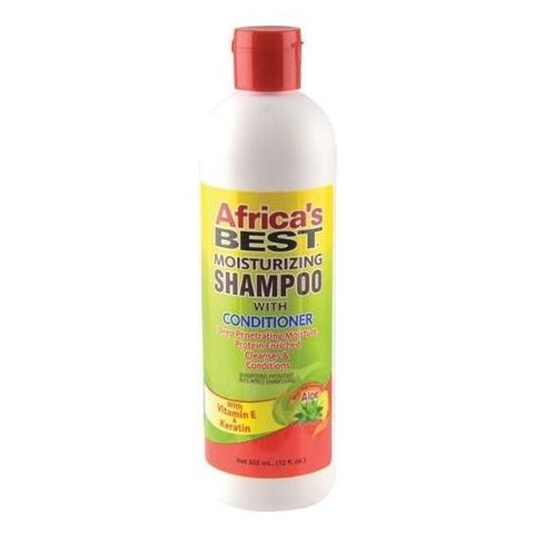 Le meilleur shampooing hydratant de l'Afrique avec conditionneur 12 oz