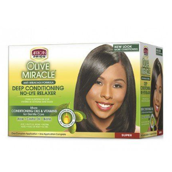 Africain Pride Olive Miracle relaxer Kit Super