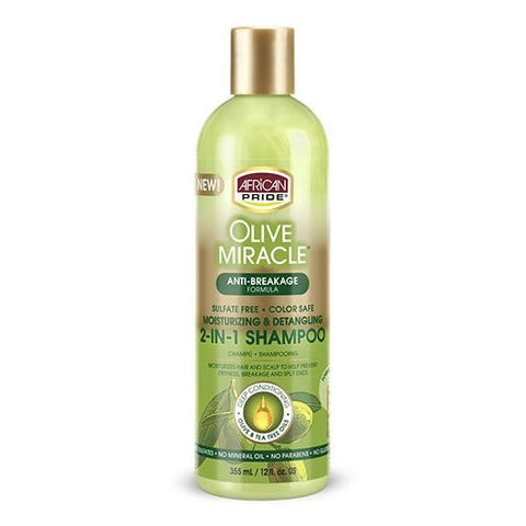 Africain Pride Olive Miracle 2 -in -1 Shampooing 355 ML