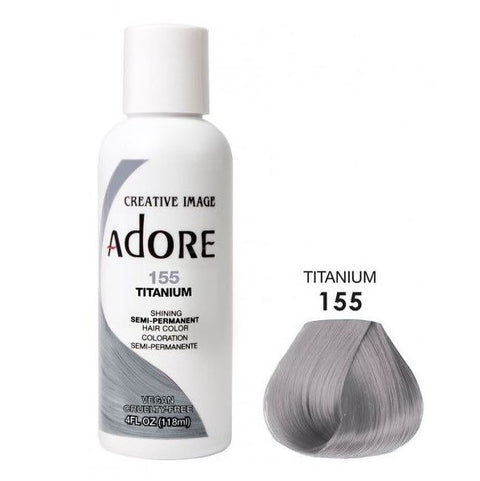 Adore Couleur de cheveux semi-permanente 155 Titane 118 ml