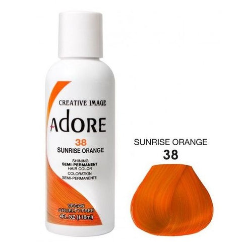 Adore une couleur de cheveux semi-permanente 38 Sunrise Orange 118ml