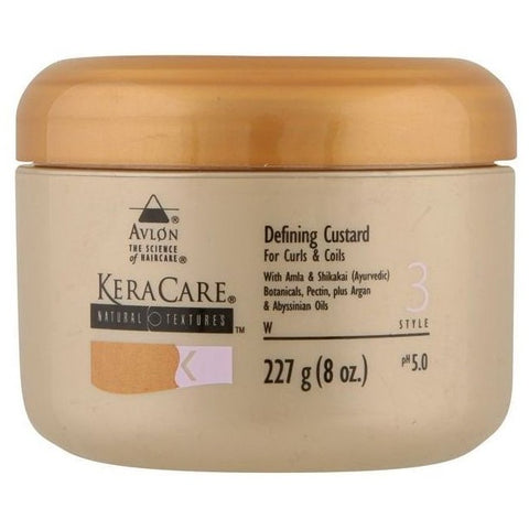 Keracare Textures naturelles définissant la crème anglaise 227g (8 oz)