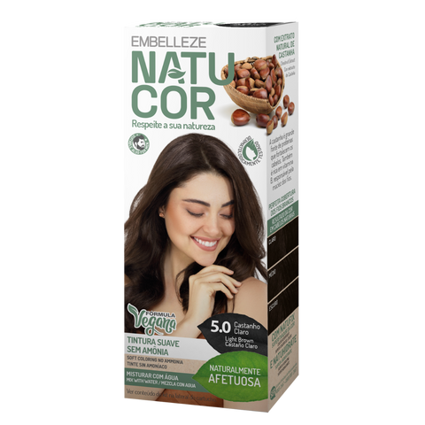 Natucor Vegan Hair Couleur marron clair 5.0
