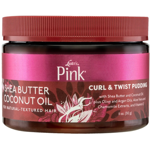 Pink Shea Butter Huile de coco Curl & Twist Pudding 11 oz